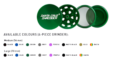 Top Game: Santa Cruz shredder aluminum grinder 4 pieces